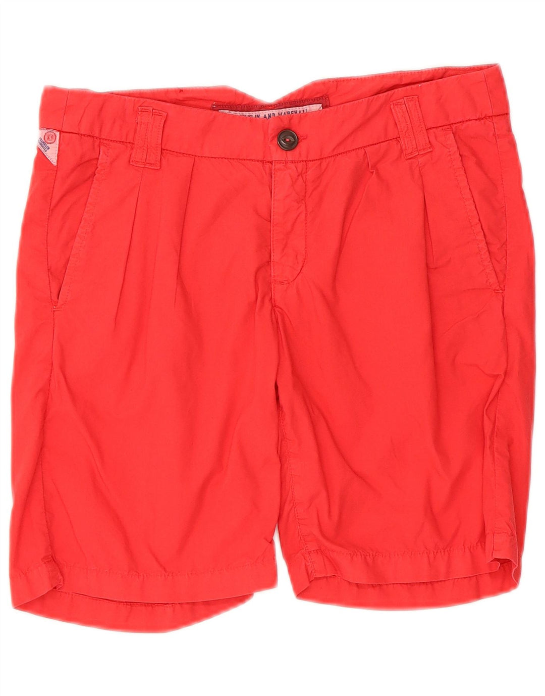 Franklin & Marshall Womens Pegged Casual Shorts W27 Small Red