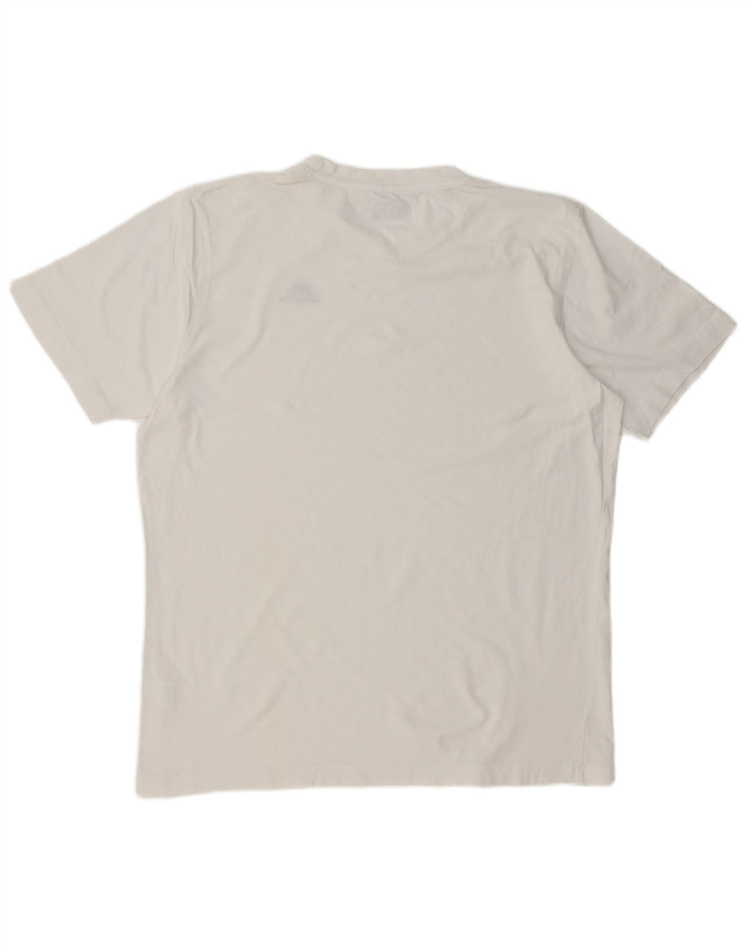 Kappa Herre T-Shirt Top XL Hvid Bomuld