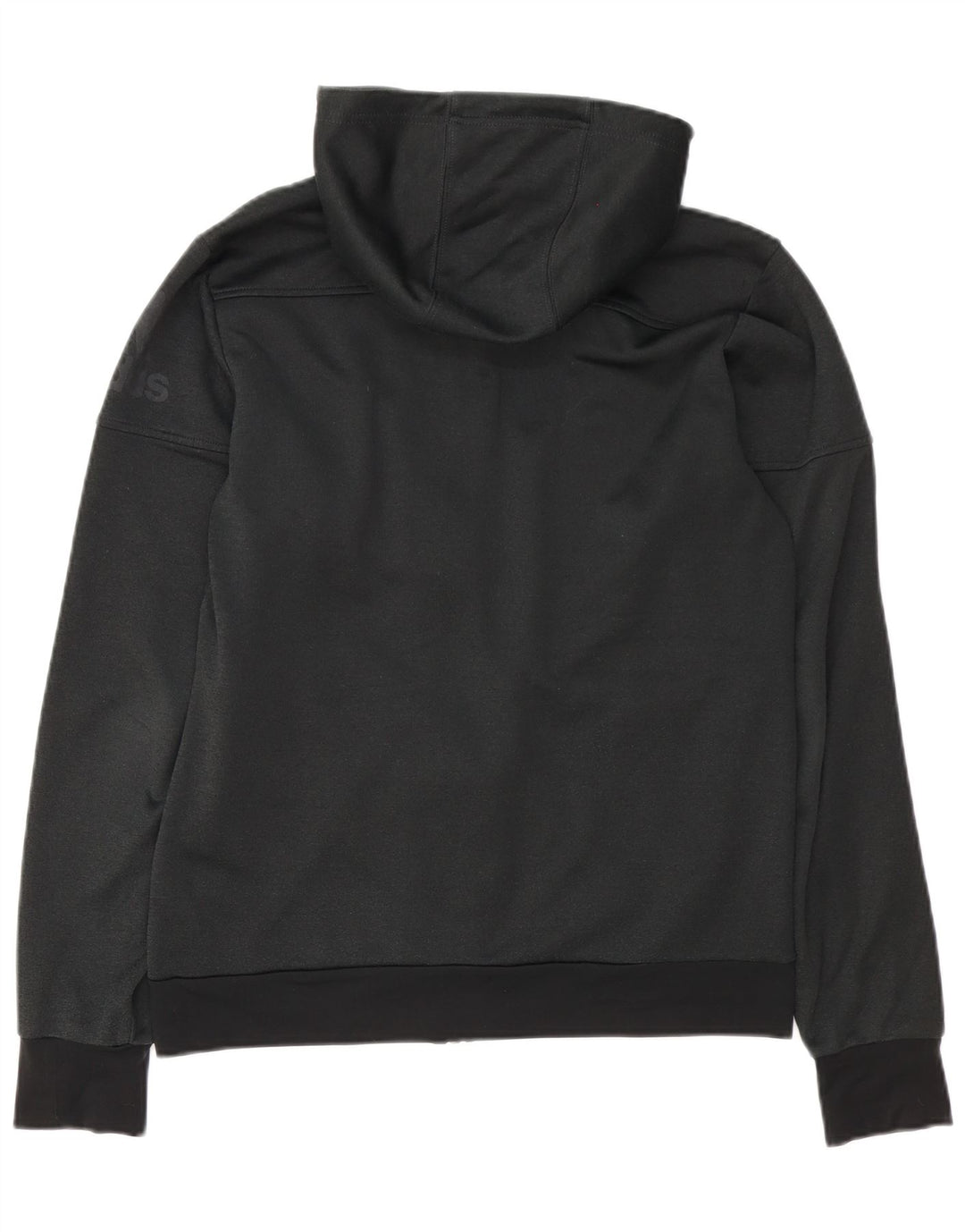 Adidas Hættetrøje med lynlås til mænd mellem sort polyester