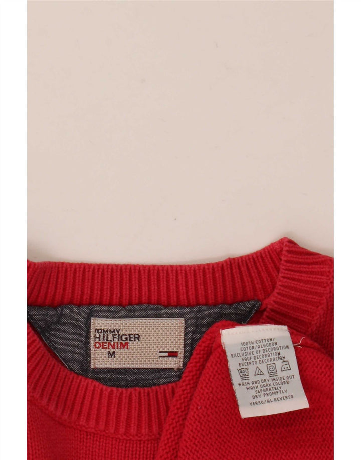 Tommy Hilfiger Herre Crew Neck sweater Medium Rød Bomuld