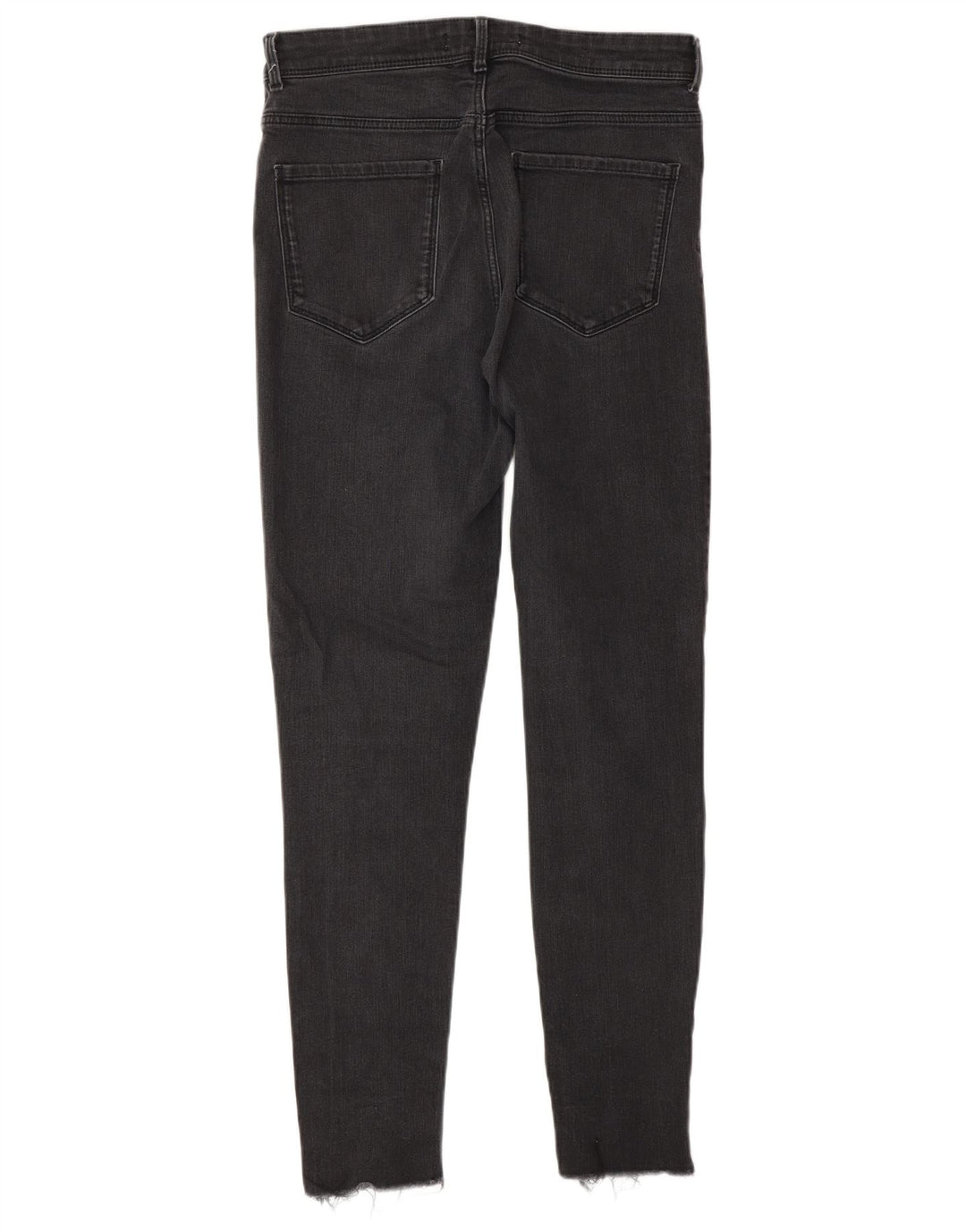 ZARA Womens Distressed Skinny Jeans EU 42 Large W32 L28 Grey