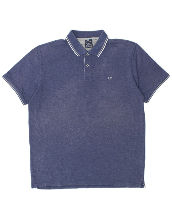Champion herre poloskjorte 2XL marineblå bomuld
