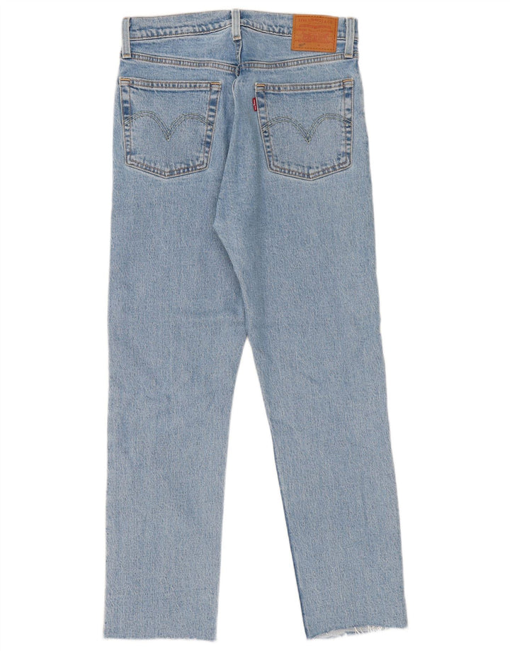 Levi's Dame 501 Straight Jeans W27 L28 Blå Bomuld