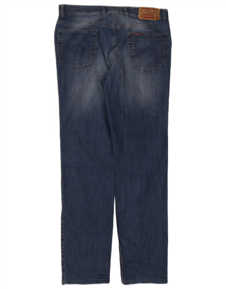 Carrera Straight Jeans til mænd W38 L33 Blå Bomuld