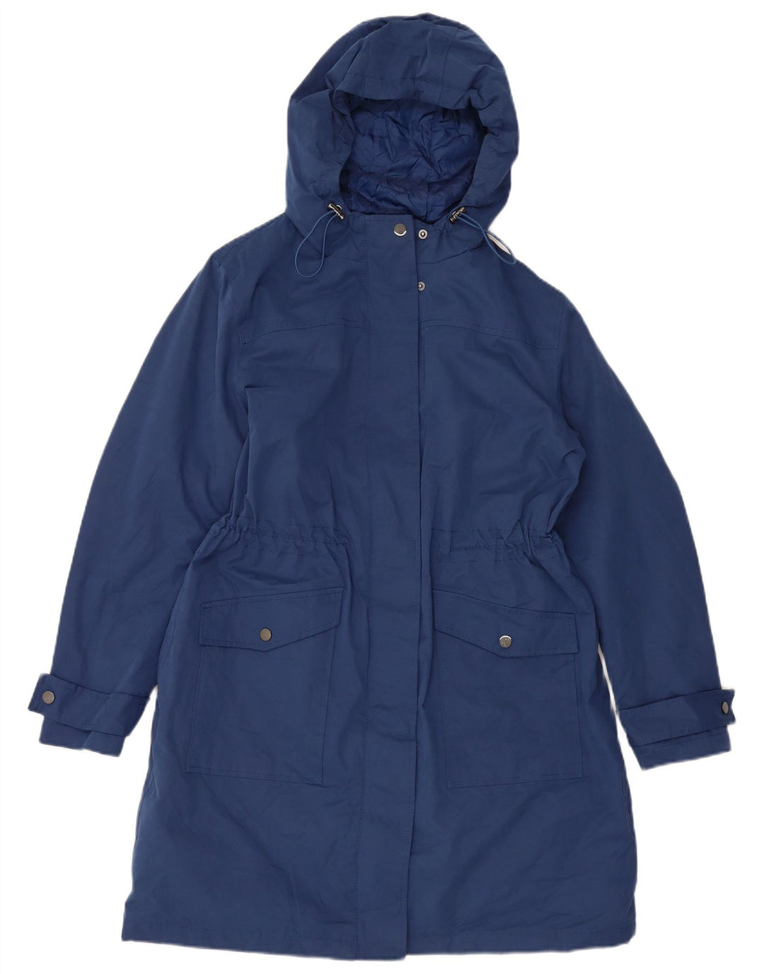 Hobbs Dame Hooded Regular Fit Windbreaker Coat UK 12 Medium Blue