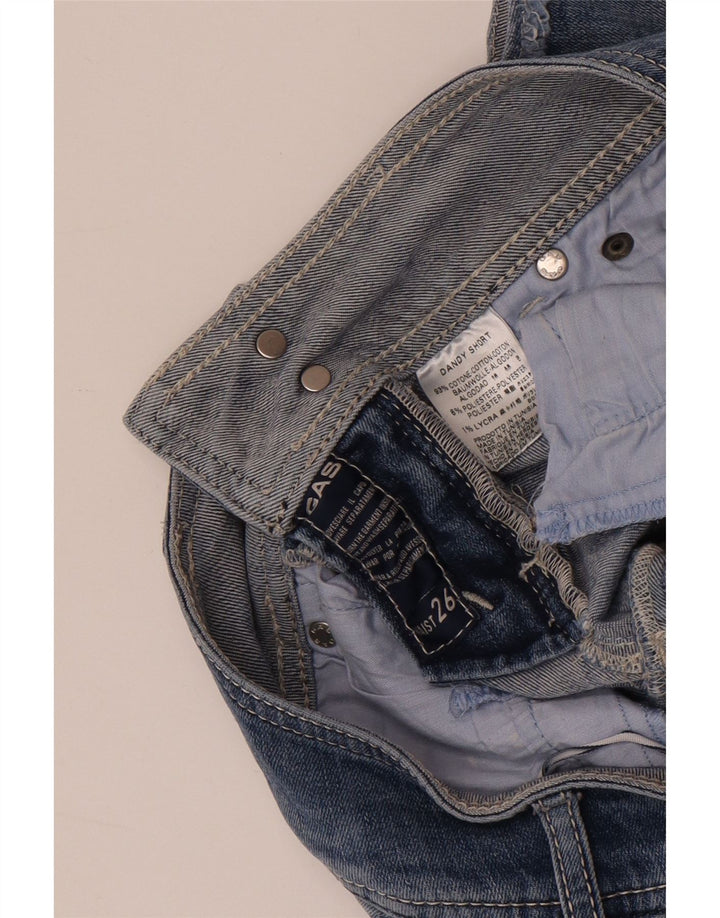 GUESS denimshorts til kvinder W26 Små blå bomuld