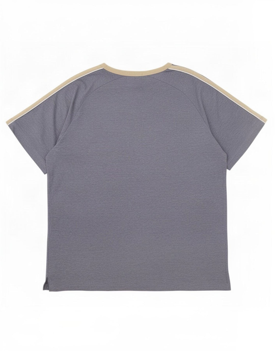 Asics Herre T-shirt Top Medium Blue Colourblock Bomuld
