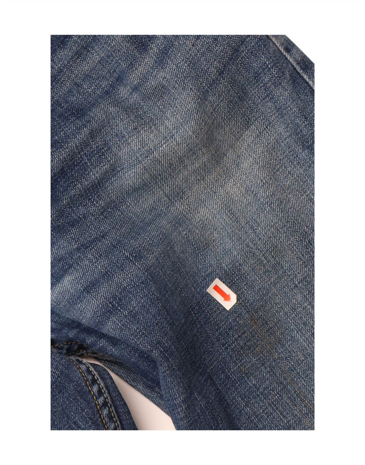 DIESEL Herre Larkee Straight Jeans W31 L34 Blå Bomuld