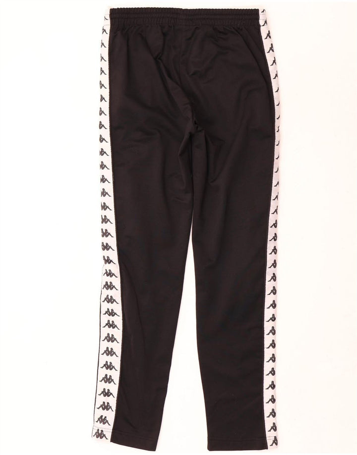 Kappa Herre grafisk træningsdragt Bukser Small Black Colourblock Polyester