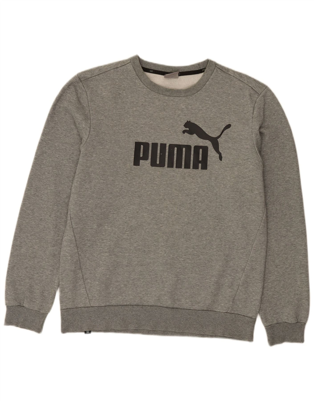 Puma Herre grafisk sweatshirt Jumper Medium Grey Flecked Bomuld