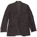 Valentino Herre 1 Knap Blazer Jakke IT 48 Medium Grey Virgin Wool