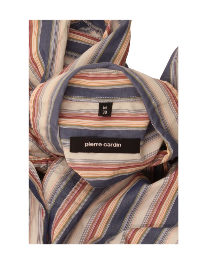 Pierre Cardin Kortærmet Herreskjorte Størrelse 39 Medium Flerfarvet Stribet