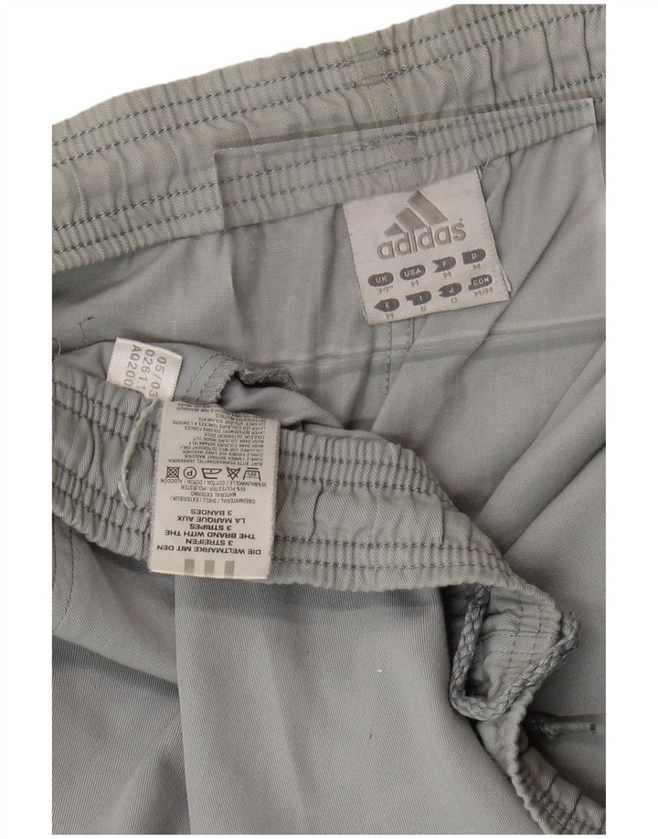 ADIDAS Mens Sport Shorts Large Grey Polyester Sports