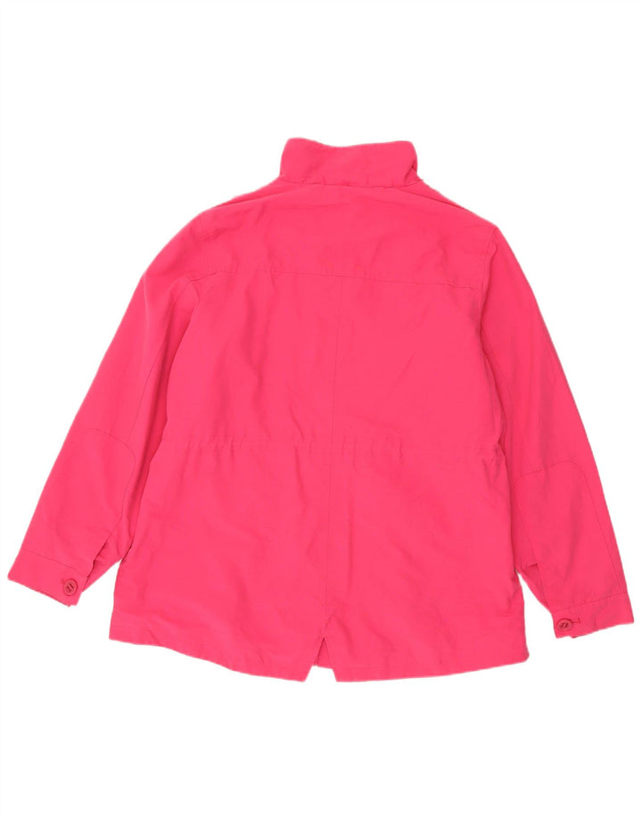Marks & Spencer Kvinder Oversized Utility Jacket UK 18 XL Pink Bomuld