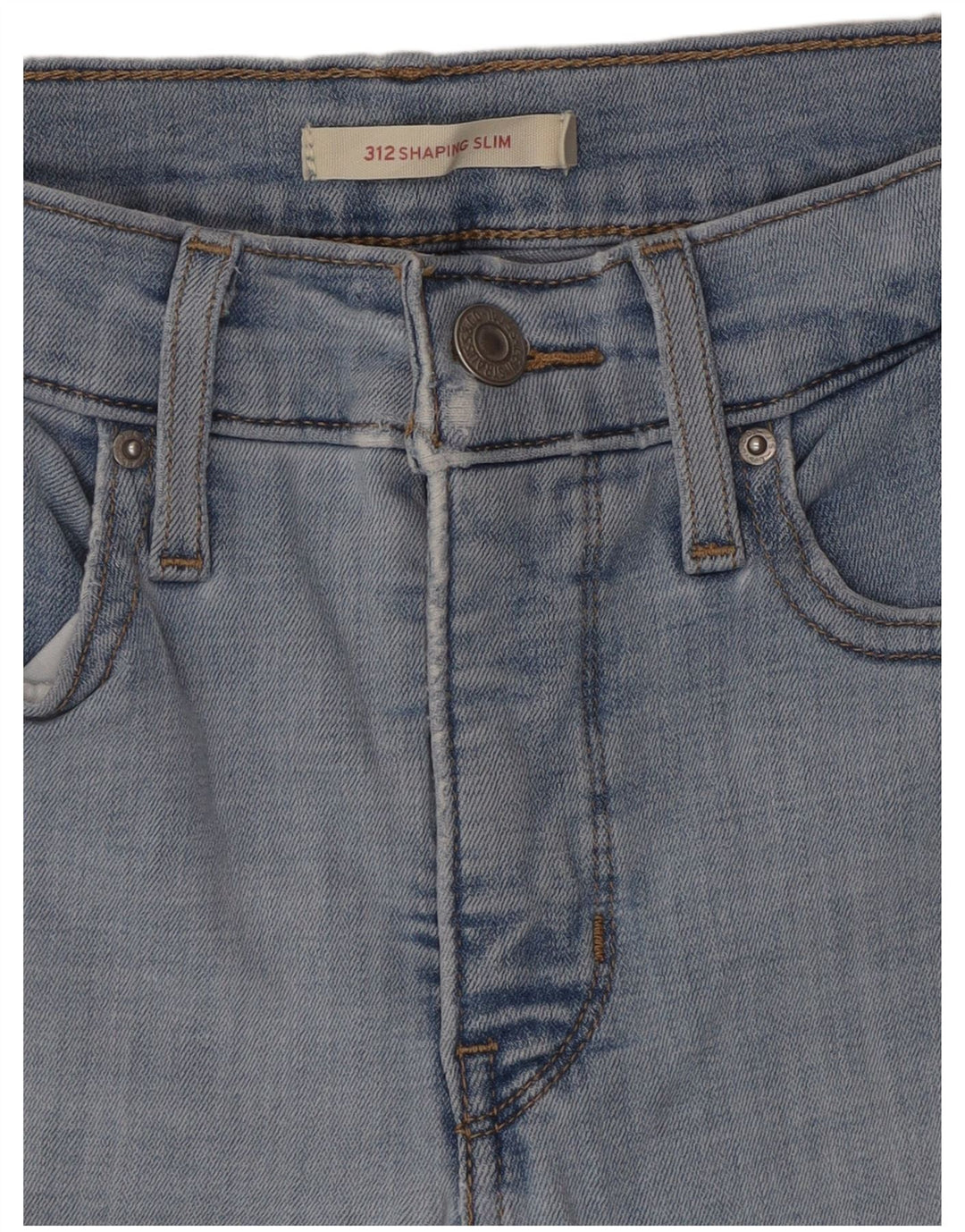 Levi's Dame 312 Shaping Slim Jeans W27 L30 Blå Bomuld