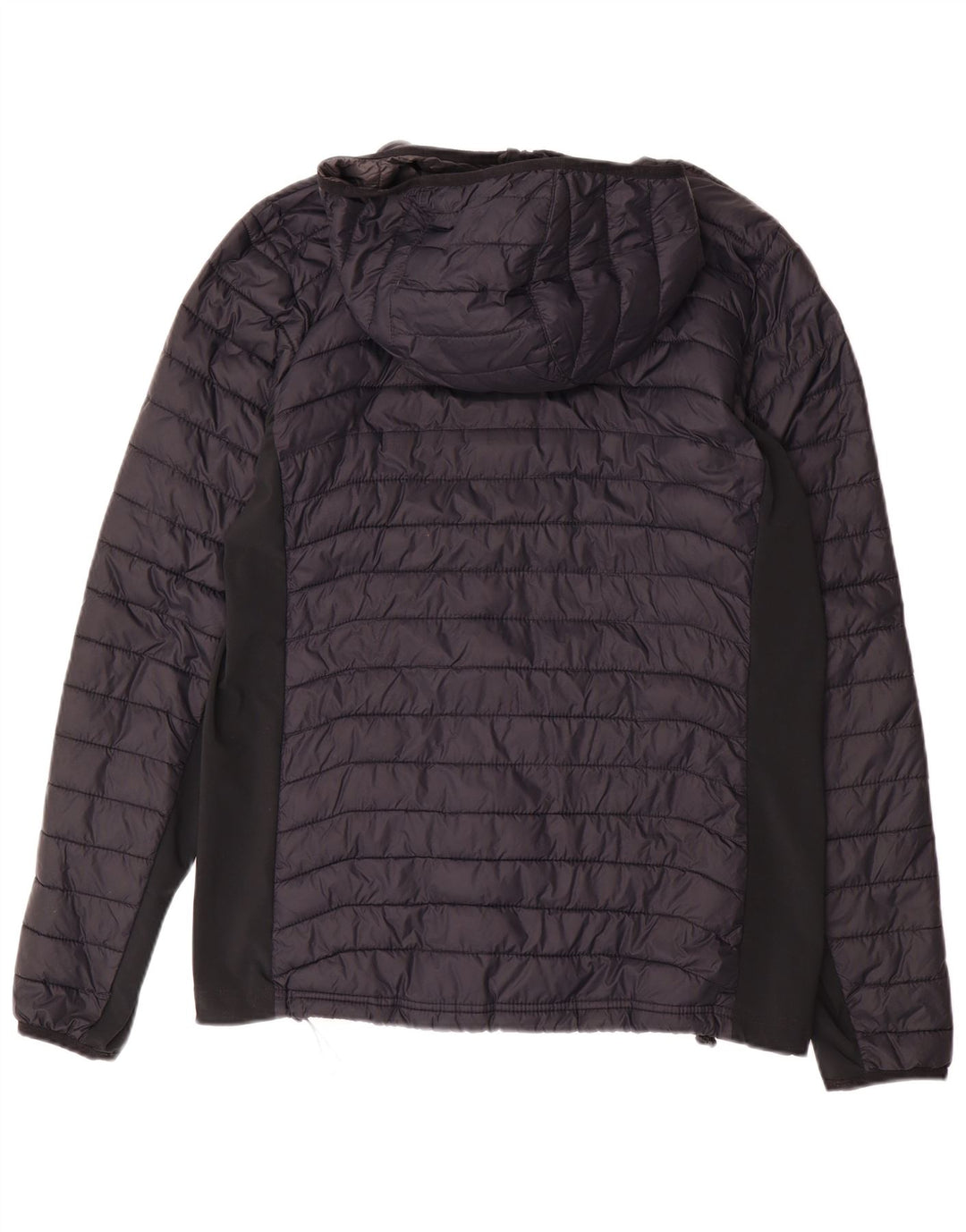 Columbia Polstret jakke med hætte til mænd Medium Marineblå Colourblock Nylon