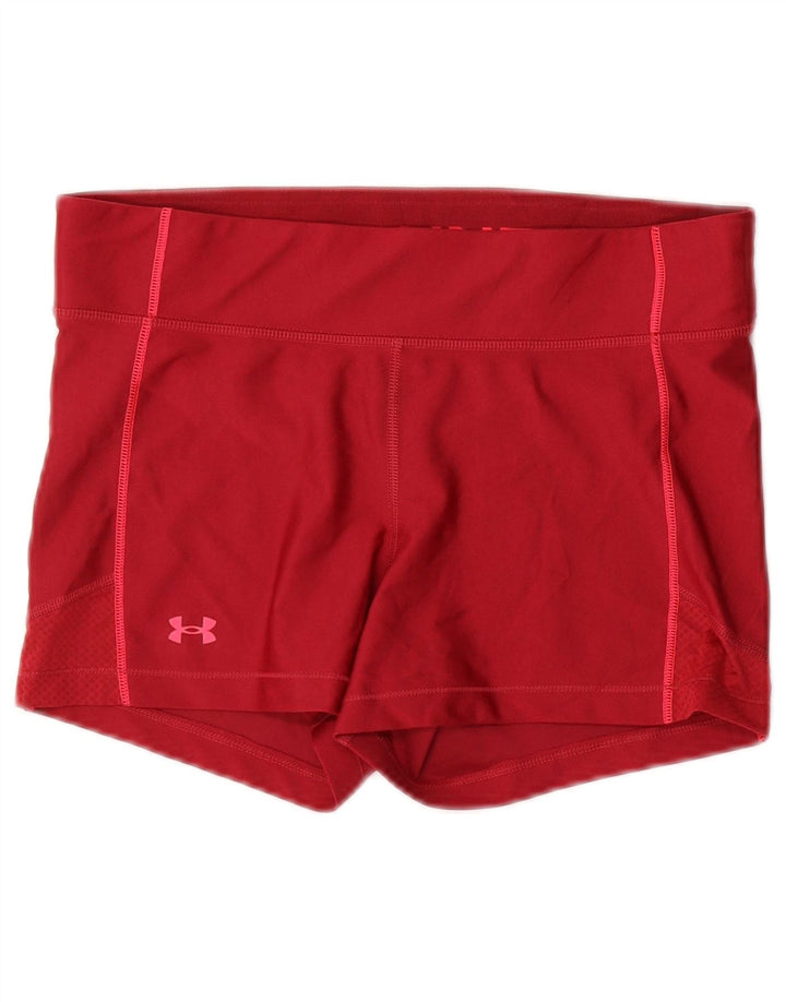 Under Armour Dame Sports Shorts UK 14 Large Red