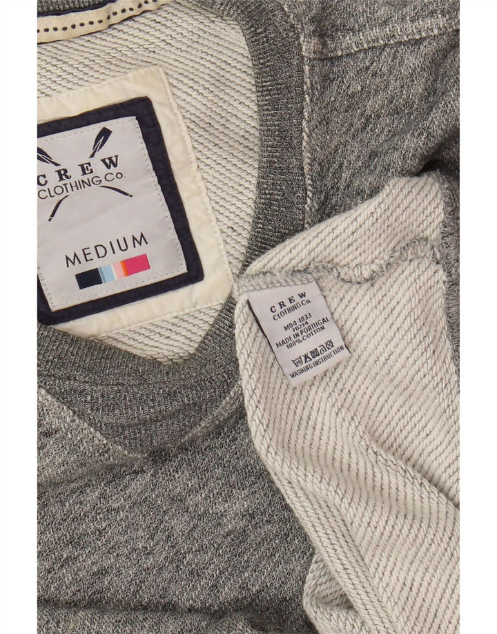 Besætningstøj Herre sweatshirt Jumper Medium Grey Flecked Bomuld