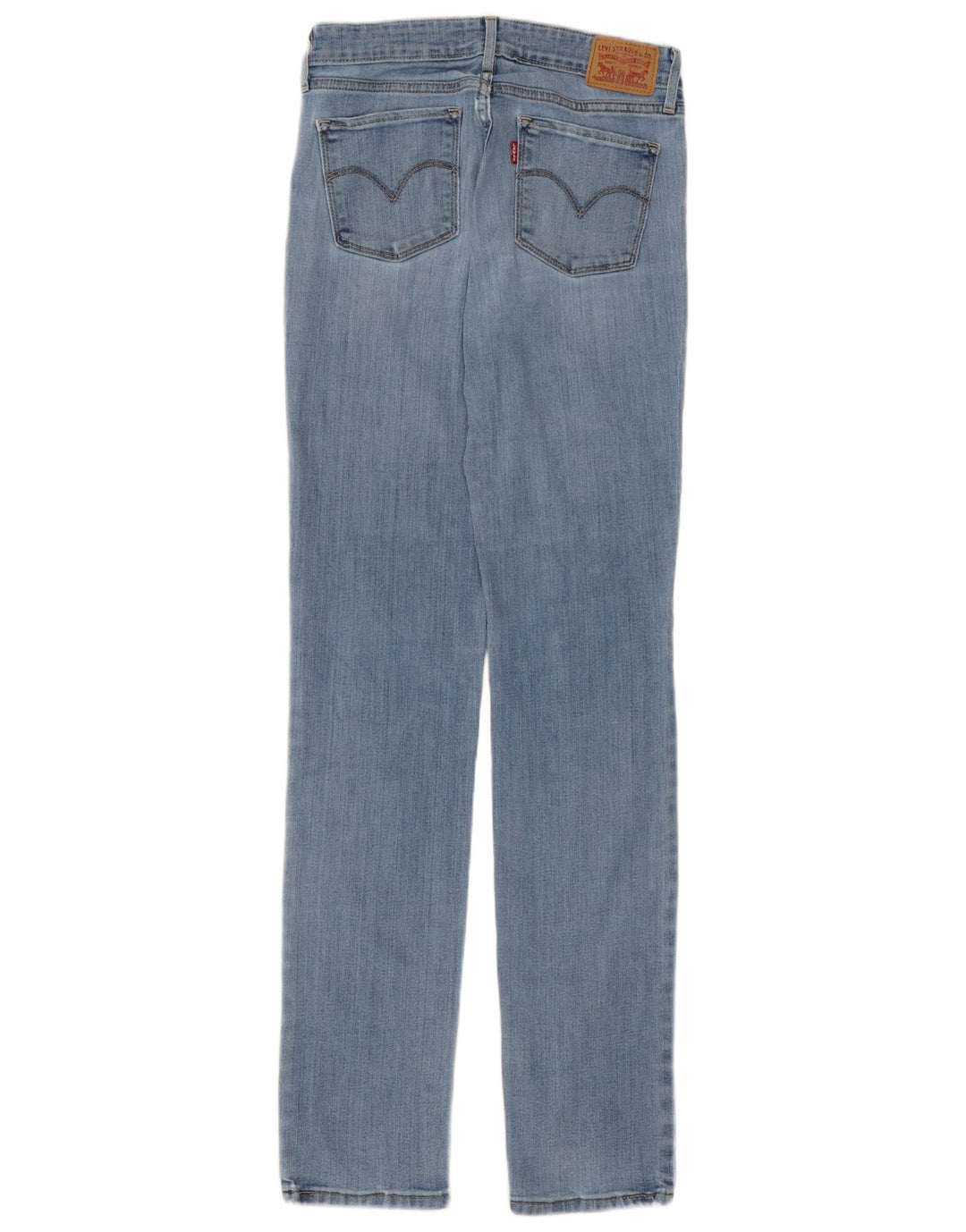 Levi's Dame 712 Slim Jeans W27 L34 Blå Bomuld