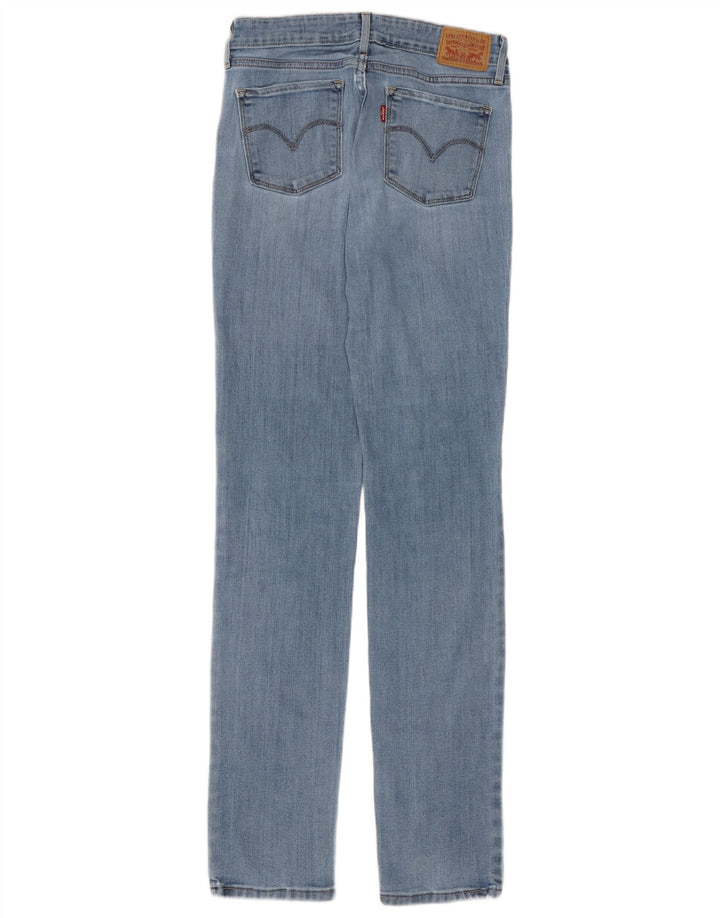 Levi's Dame 712 Slim Jeans W27 L34 Blå Bomuld
