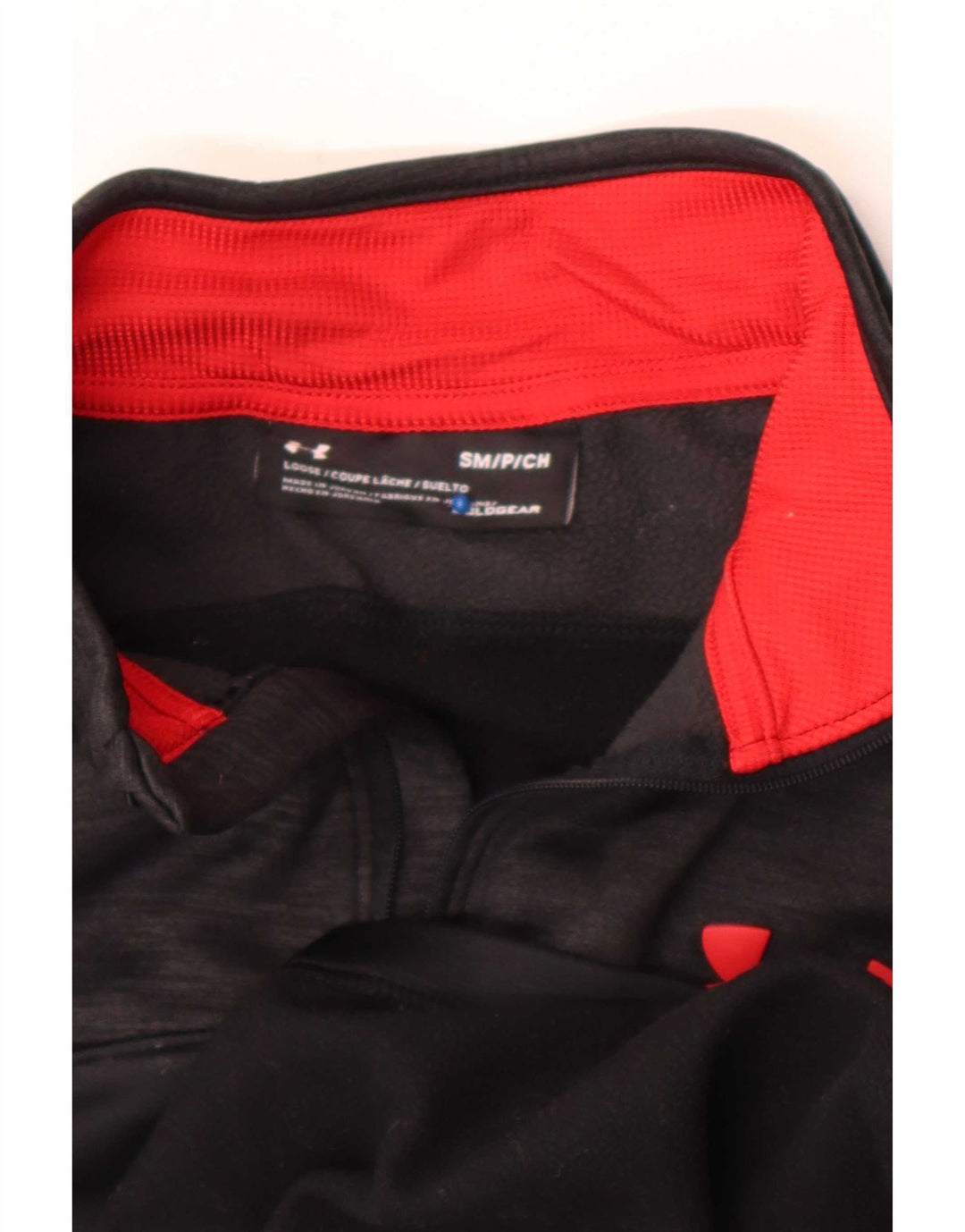 Under Armour Herre Cold Gear Sweatshirt Jumper Small Black Colourblock