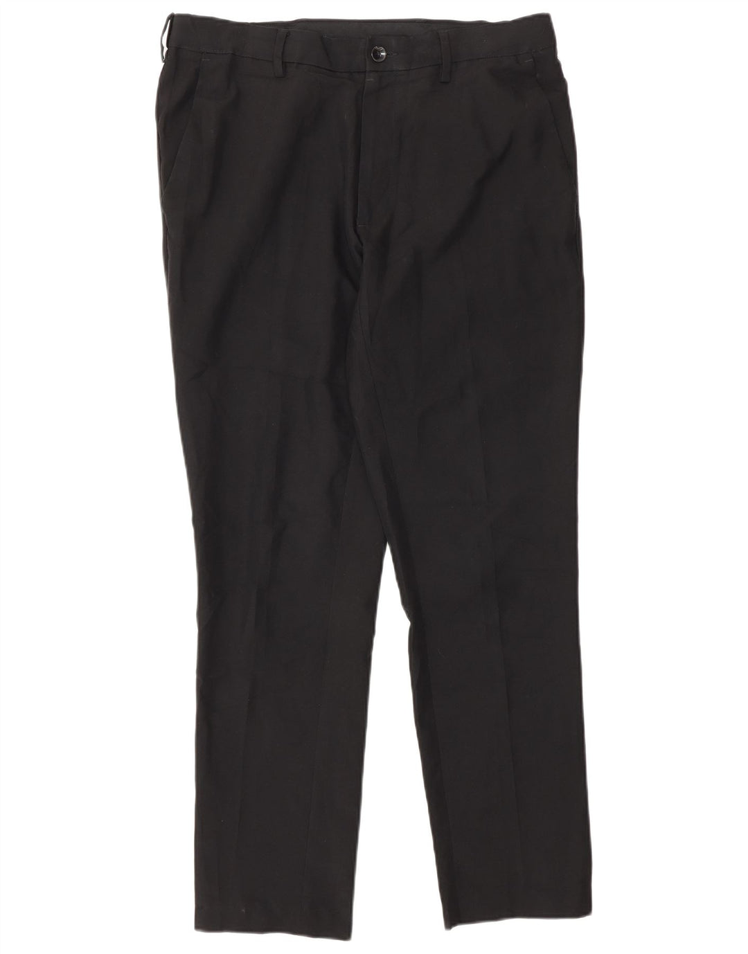 Marks & Spencer Herre Slim Fit Chino Bukser W32 L29 Sort Polyester