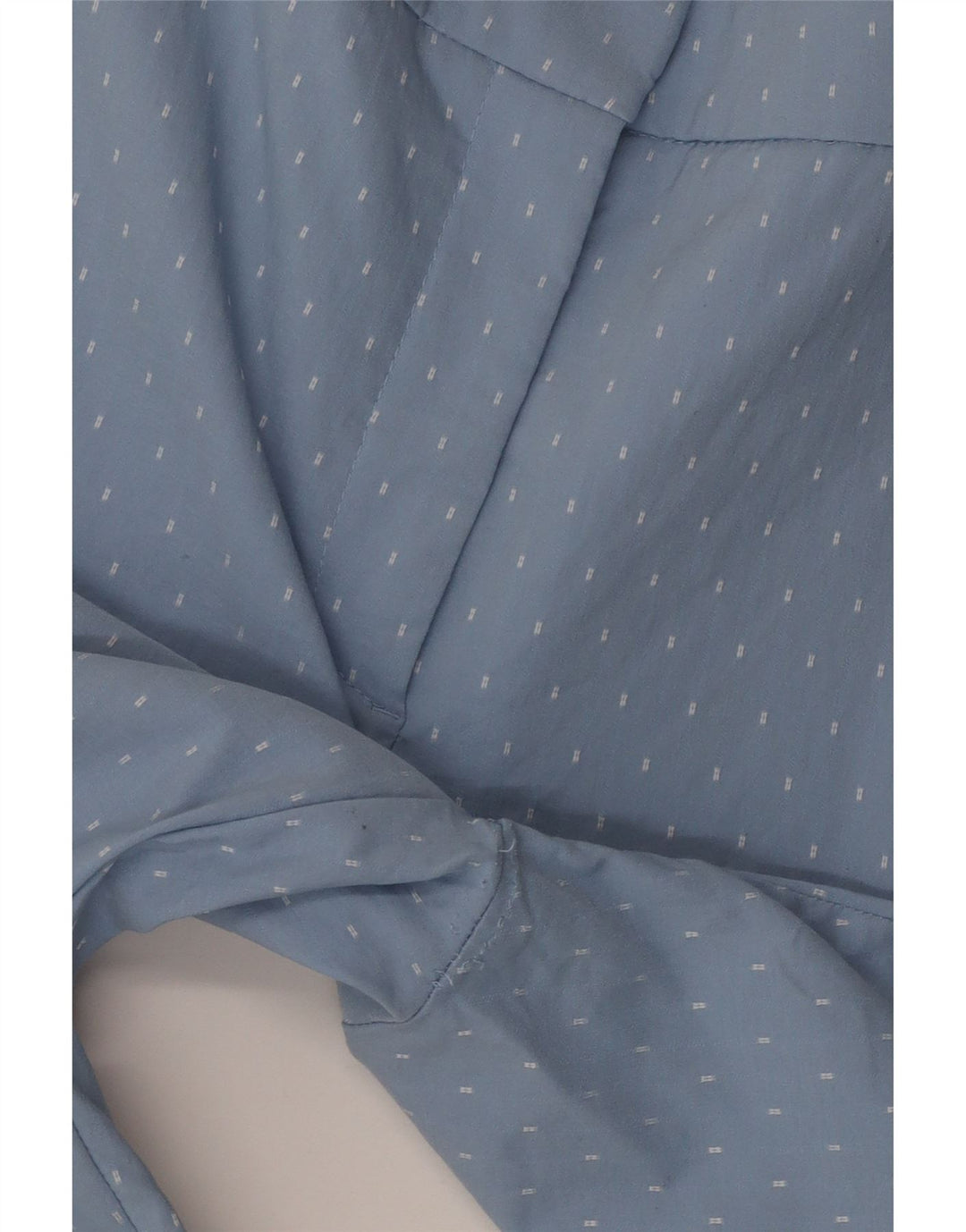 Zara Dame Slim Chino Bukser Large W32 L27 Blue Geometric