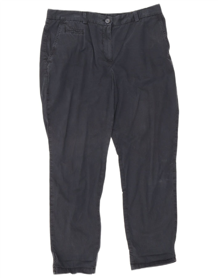 Marks & Spencer Chinobukser til kvinder UK 12 Medium W32 L26 Marineblå