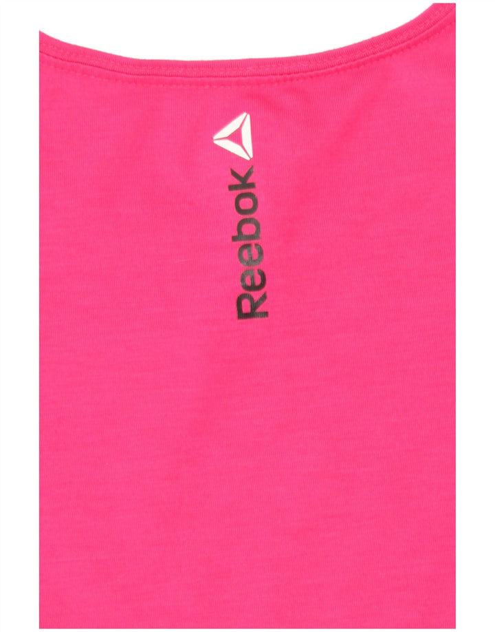 Reebok Grafisk T-shirt top til kvinder DK 8/10 Small Pink