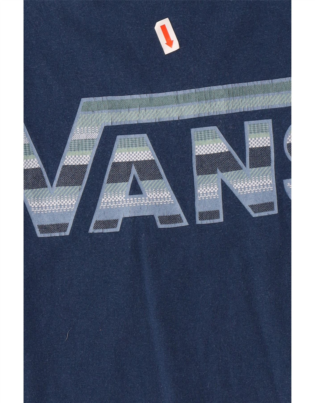 VANS Herre Grafisk T-Shirt Top 2XL Blå