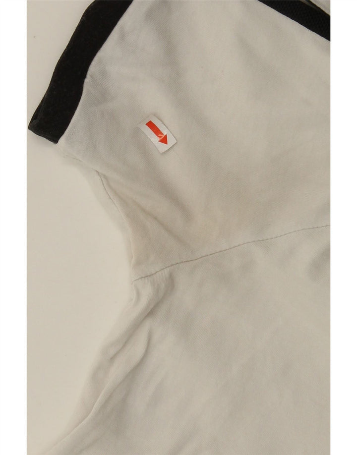 ADIDAS Boys T-Shirt Top 13-14 Years Large White Cotton