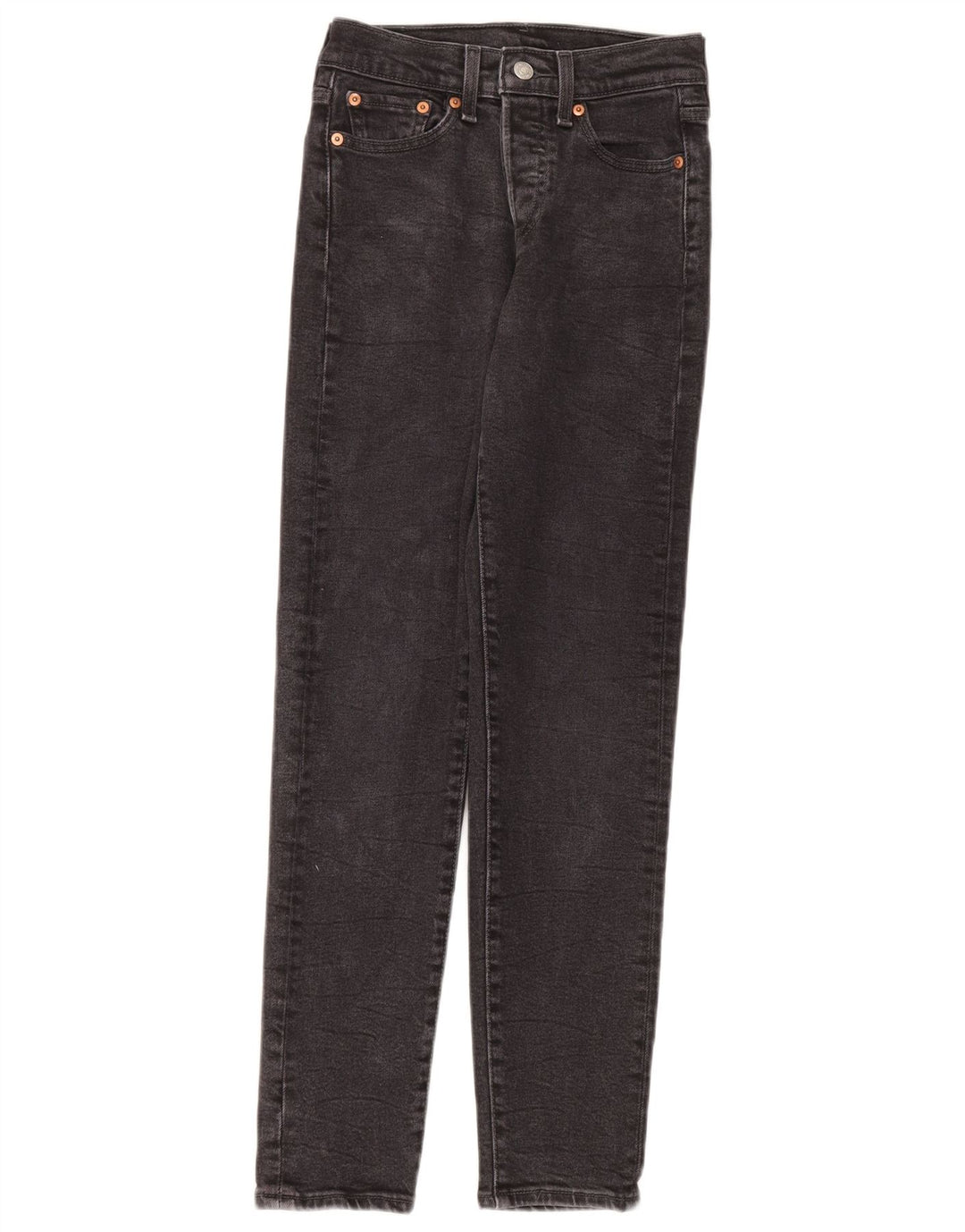 Levi's Slim Jeans til kvinder W24 L28 Grå bomuld