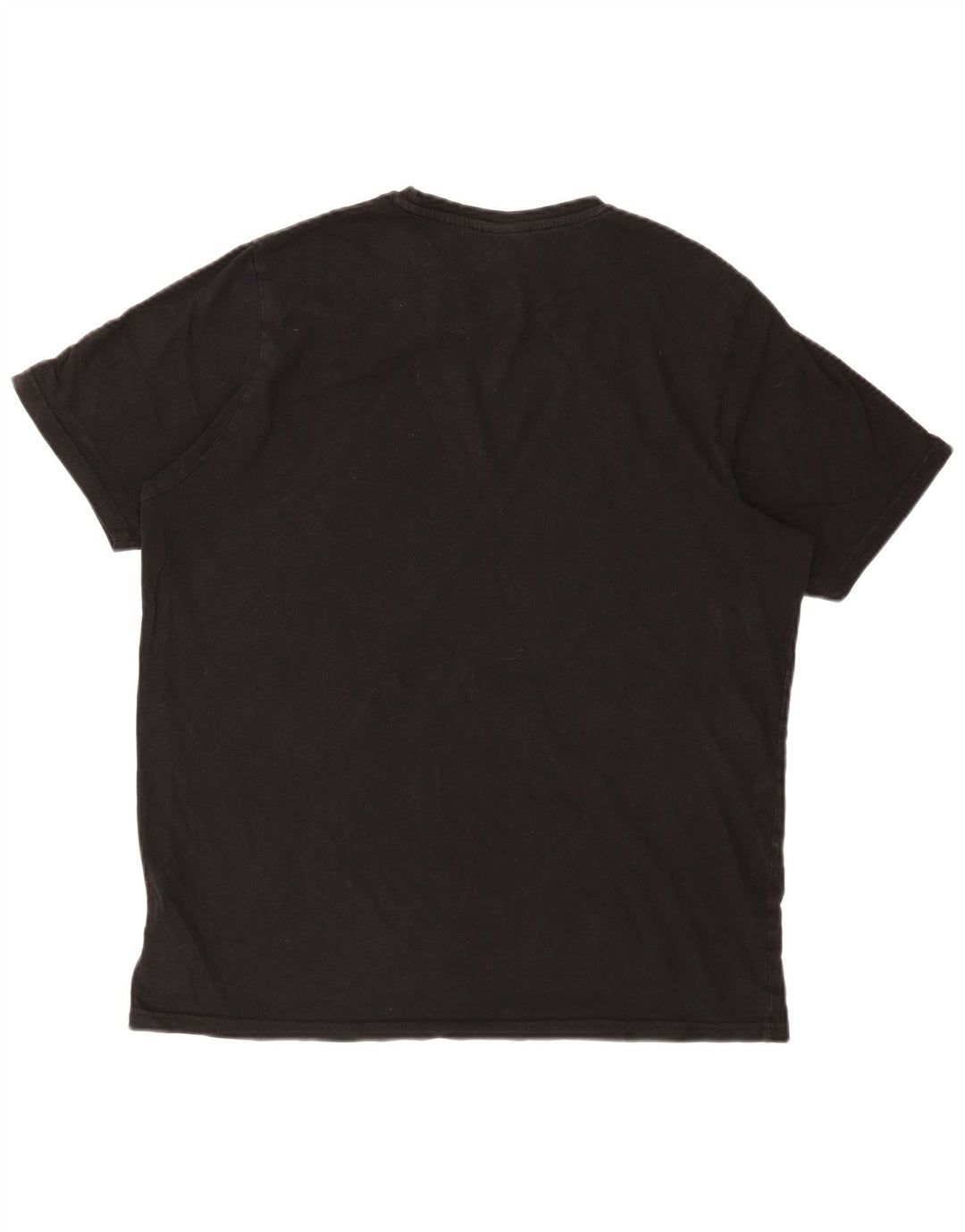 ELLESSE Herre Grafisk T-Shirt Top XL Sort Bomuld