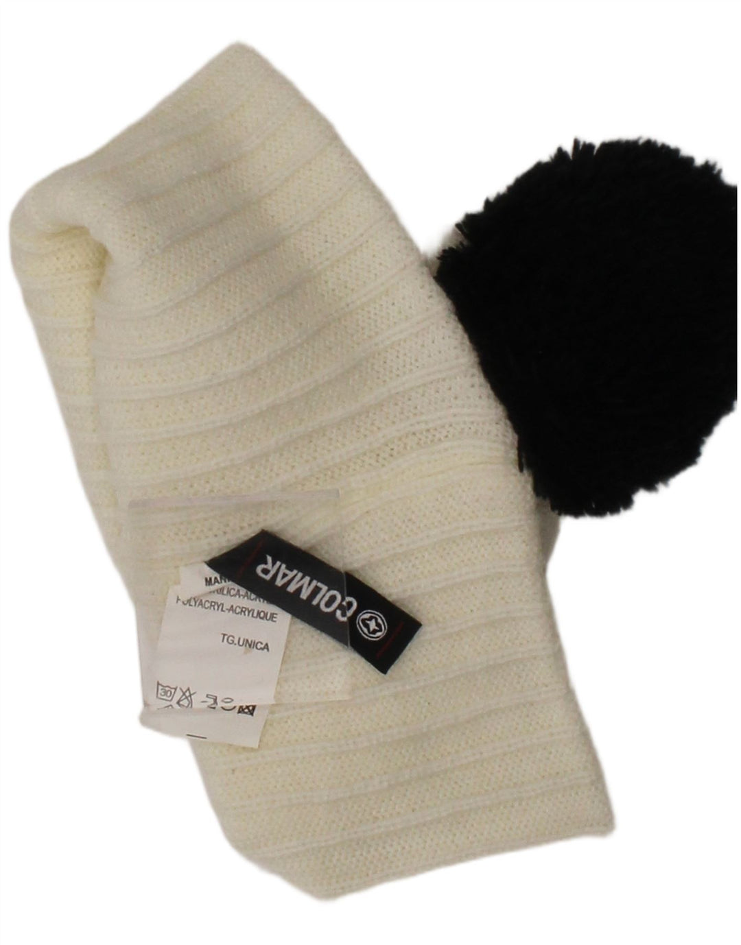 Colmar Dame Strik Beanie Hat One Size Off White Akryl Vinter