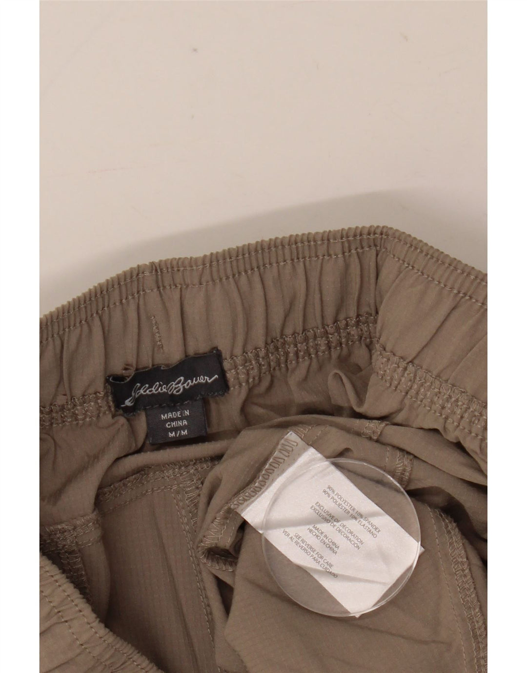 Eddie Bauer Kvinders Tapered Cropped Trousers Medium W30 L24 Grå Polyester