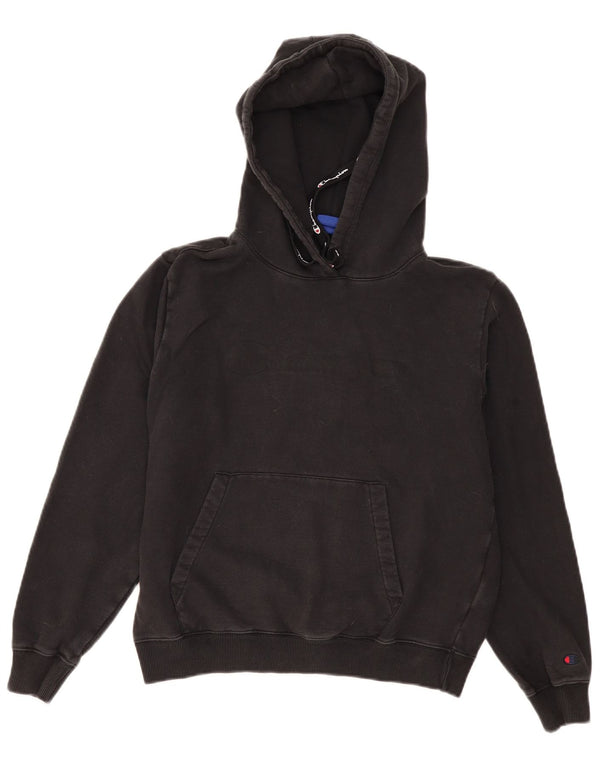 Champion Dame Hættetrøje Jumper UK 16 Large Black Bomuld
