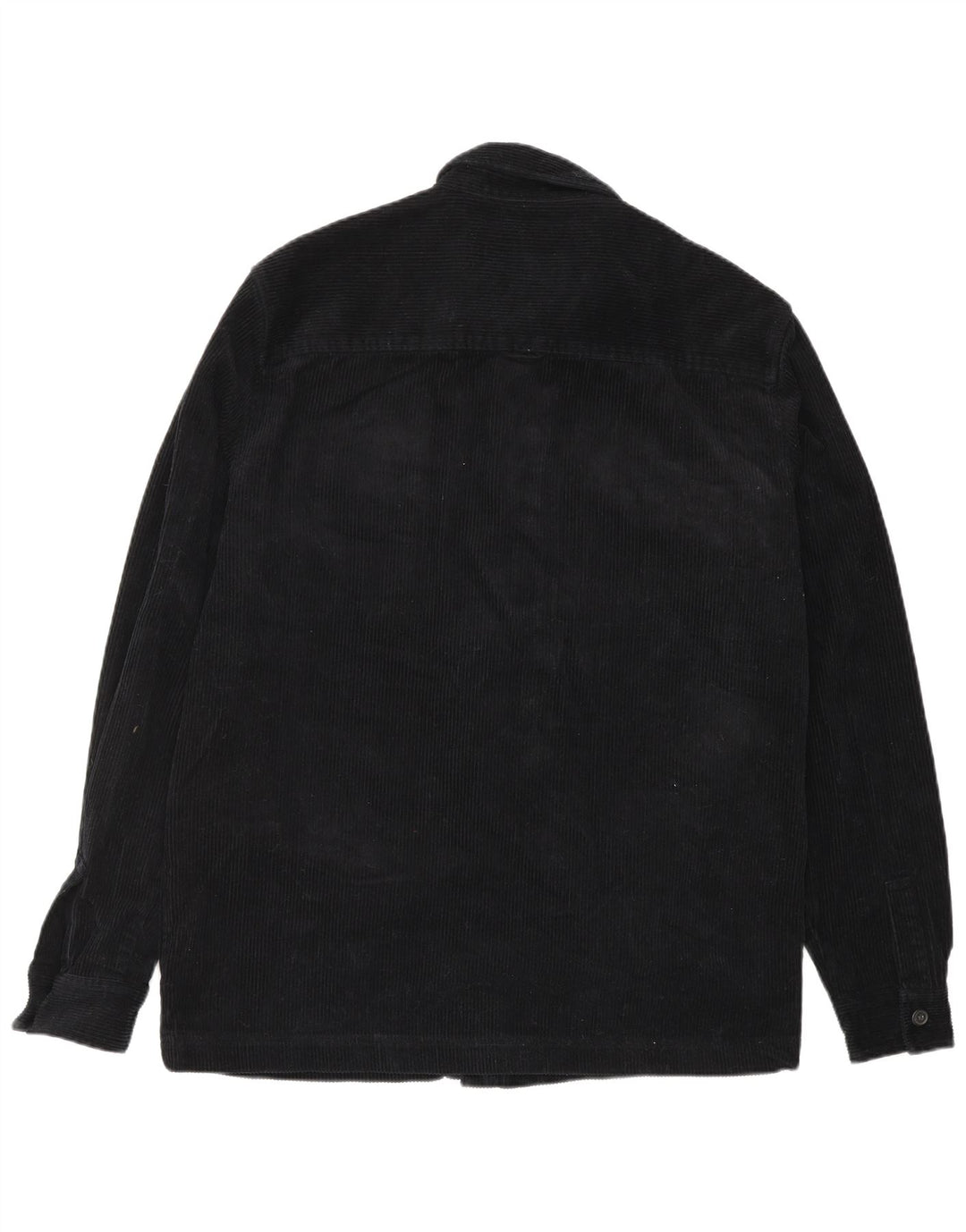 LYLE & SCOTT Herre fløjlsskjorte medium sort bomuld