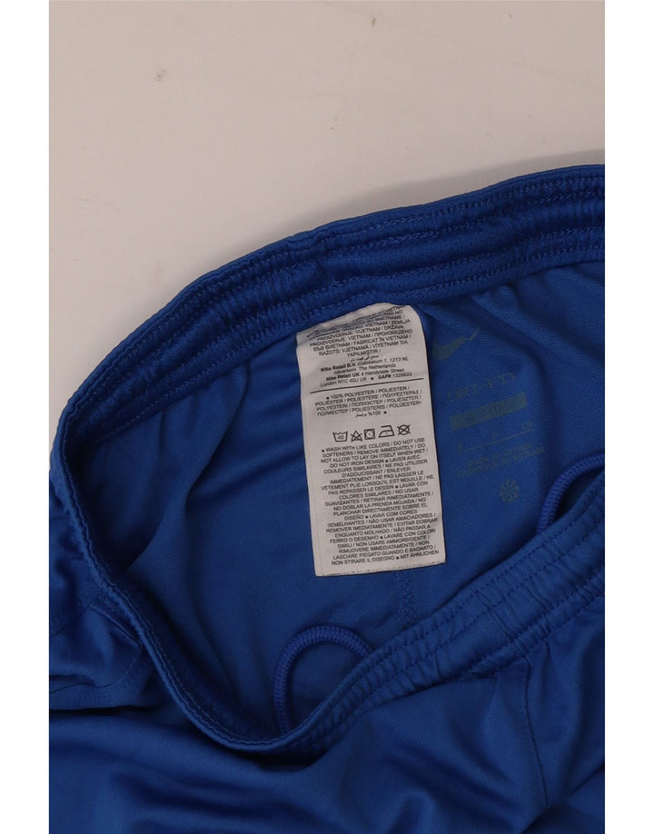 Nike Herre Dri Fit Sportshorts Små Blå Colourblock Polyester