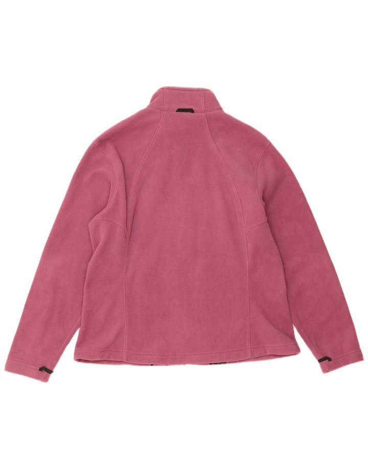 Jack Wolfskin Dame Liner Fleecejakke UK 18/20 XL Pink Polyester