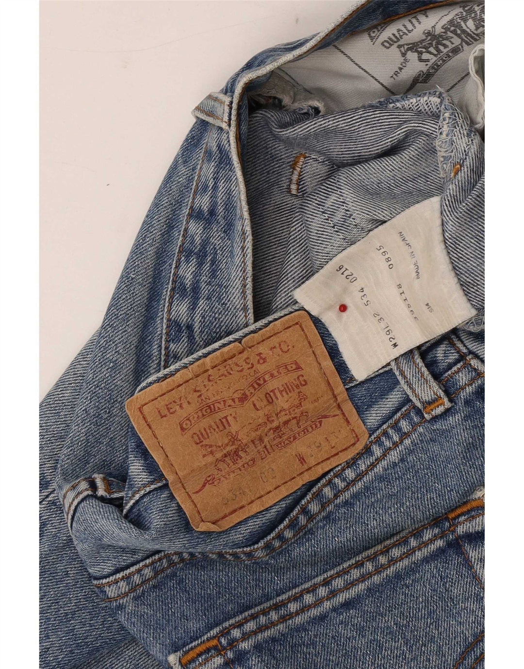 Levi's Herre 534 tilspidsede jeans W29 L26 blå bomuld