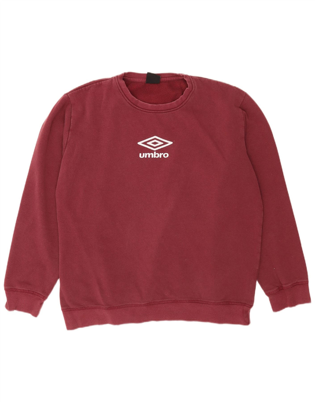 Umbro Herre Grafisk Sweatshirt Jumper 2XL Bourgogne bomuld