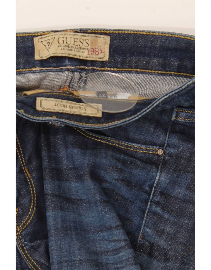 Guess Dame Bootcut Jeans W27 L33 Marineblå