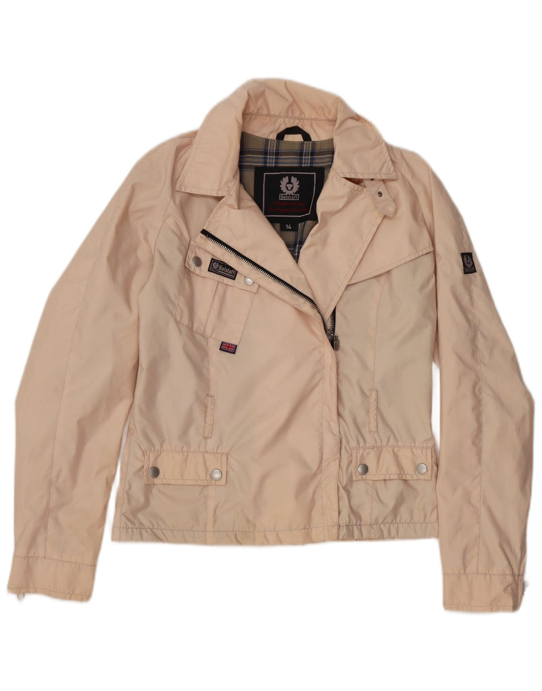 Belstaff Girls Biker Jacket 13-14 år Pink Nylon