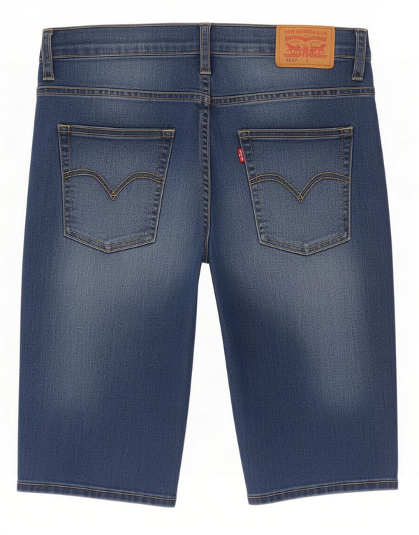 Levi's Boys 511 Slim Fit denimshorts 15-16 år W30 Blue Cotton