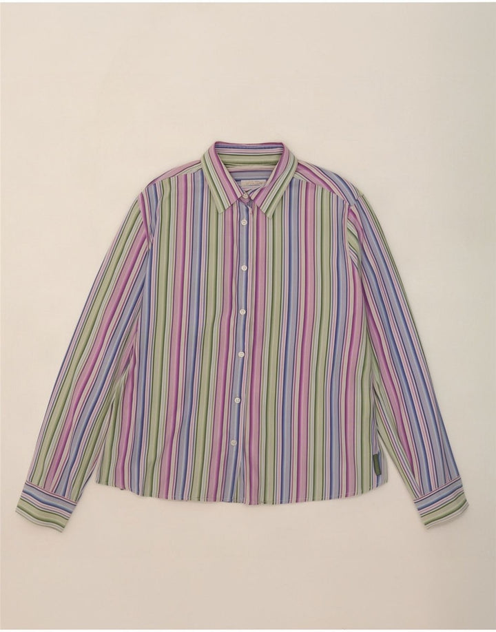Paul & Shark Dame Yachting Shirt IT 44 Medium Flerfarvet Stribet