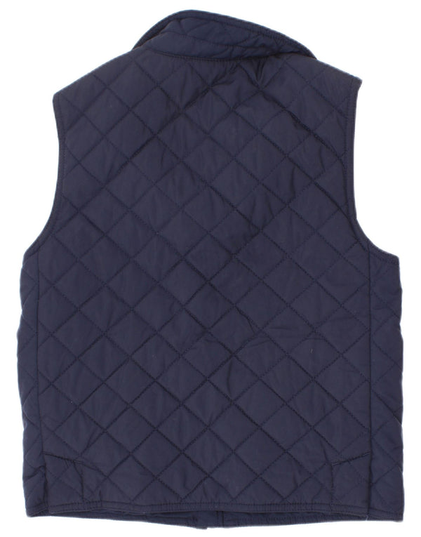 Polo Ralph Lauren Piger Quiltet Gilet 3-4 År Navy Blue Polyester
