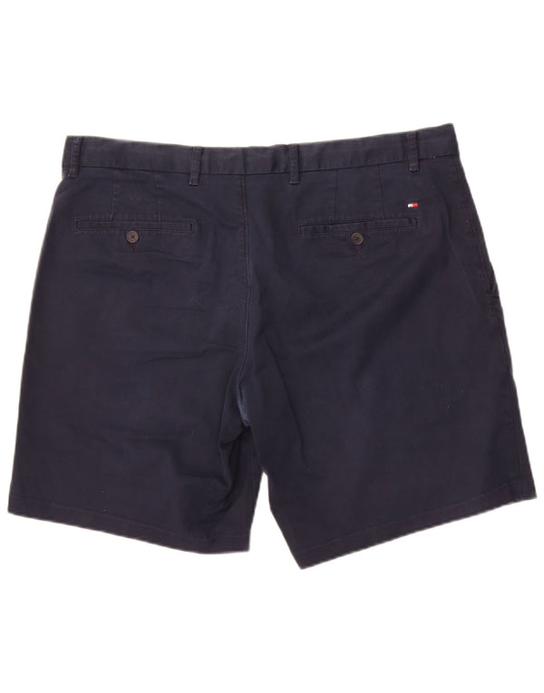Tommy Hilfiger Herre Chino Shorts W38 XL Marineblå Bomuld