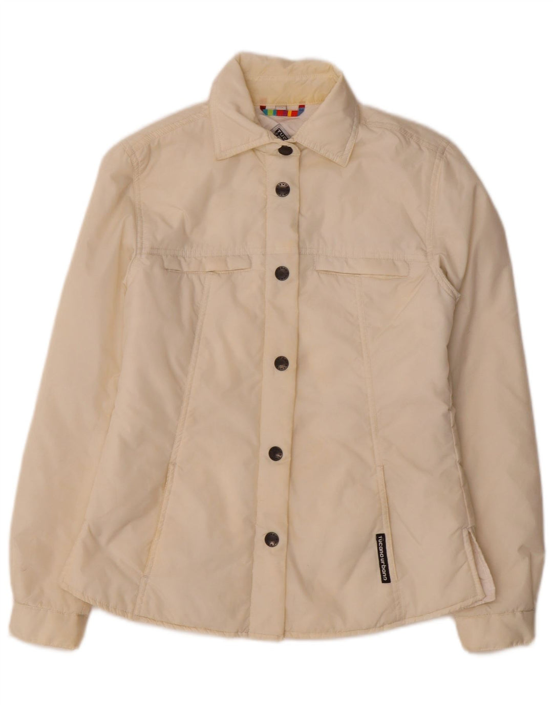 Tucano Urbano Dame Polstret Jakke UK 6 XS Beige Polyamid