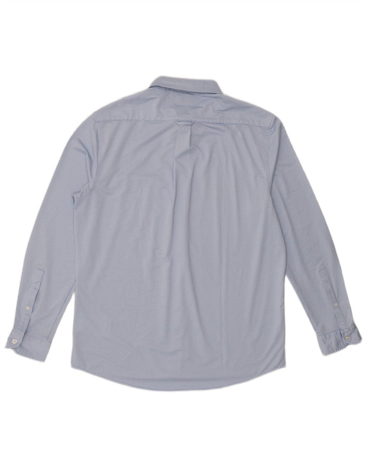 Musto Herreskjorte Stor Blå Gingham Polyester