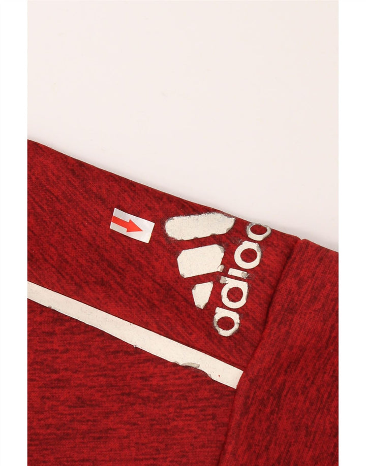 Adidas Træningsdragt til mænd Topjakke Medium Rød Flecked Polyester